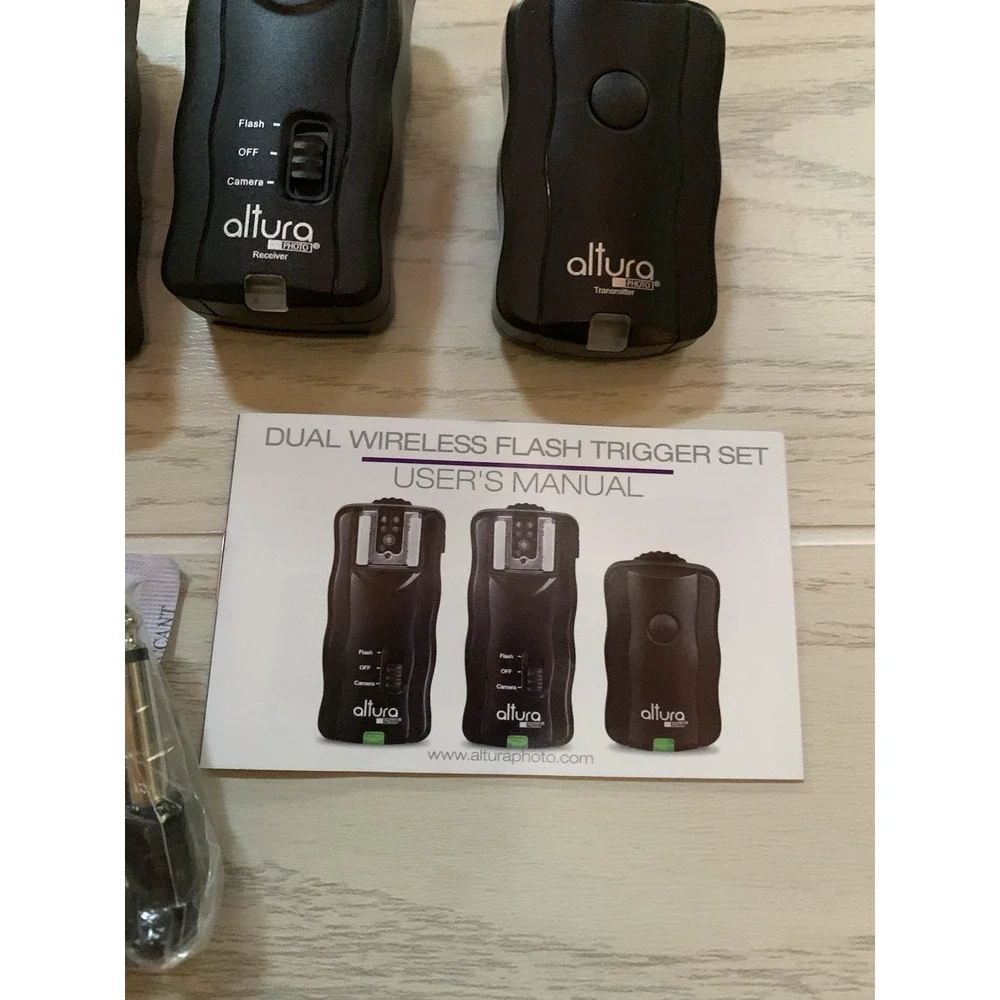 Altura Photo Duel Wireless Flash Trigger Set For Nikon‎ Remote Shutter Release